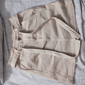 American Eagle Denim Beige Skirt